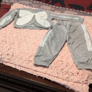 Kids Bottoms Set With Bow